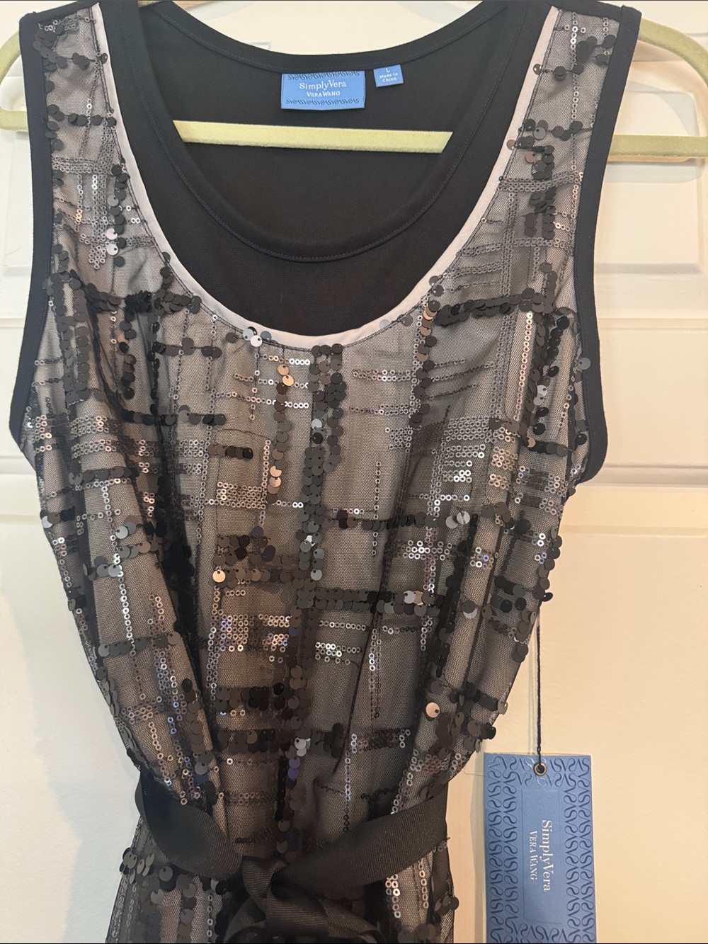 Simply Vera Vera Wang Sequin Tank Top